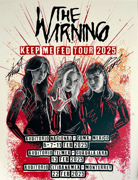 Póster The Warning (Keep Me Fed Tour 2025)