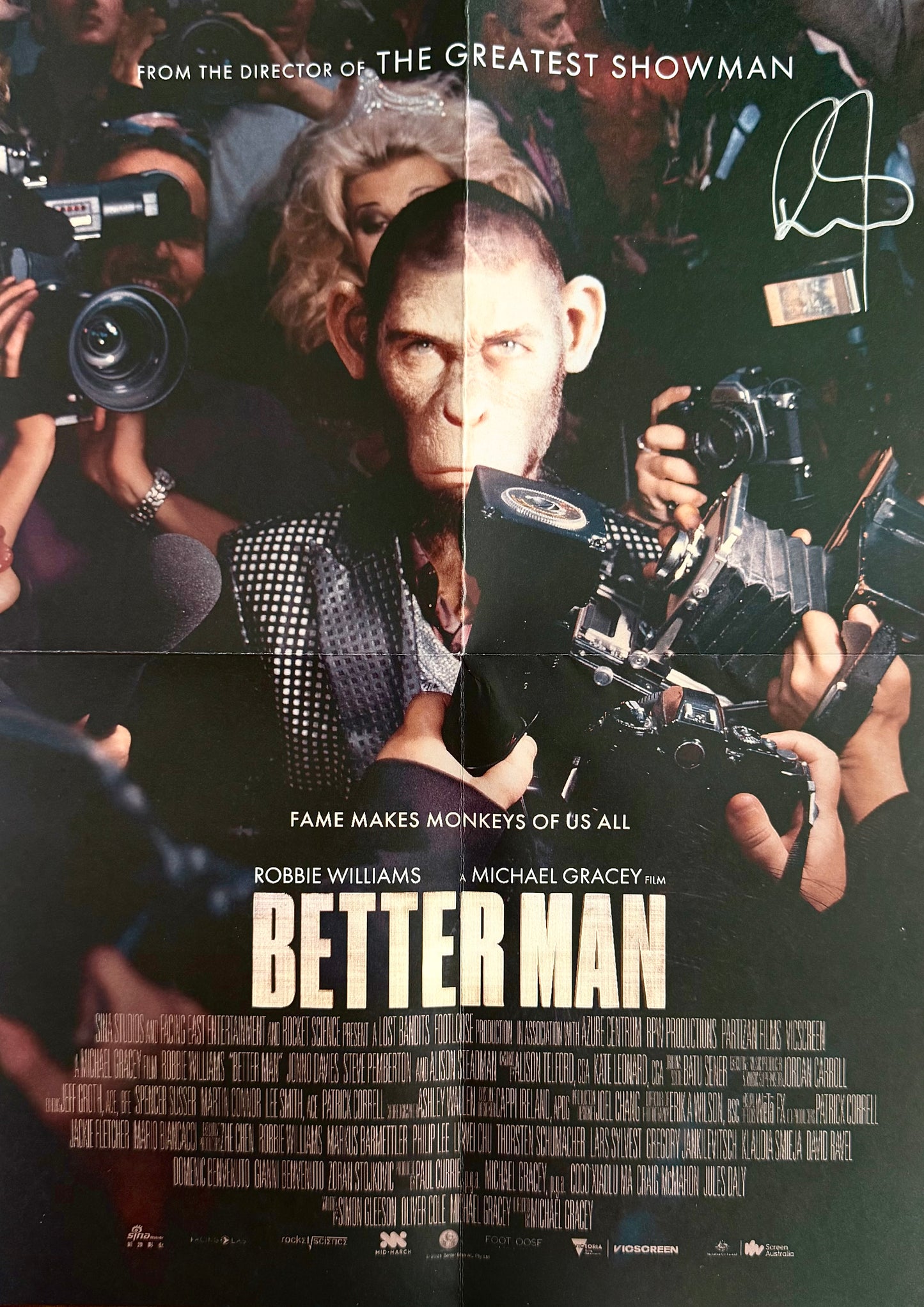Póster Robbie Williams (Better Man)