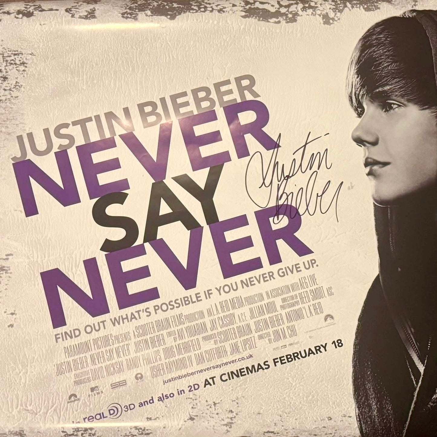 Póster Justin Bieber (Never Say Never)