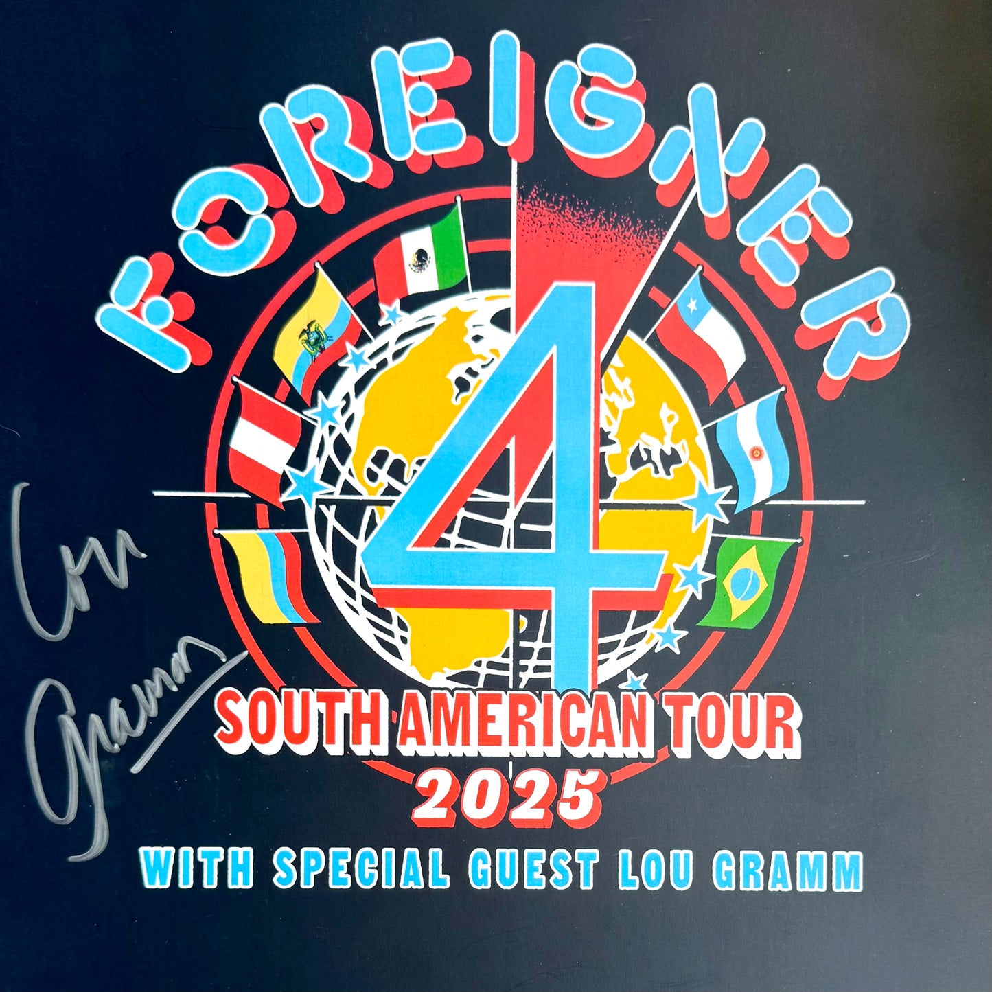Póster Foreigner (South American Tour 2025)