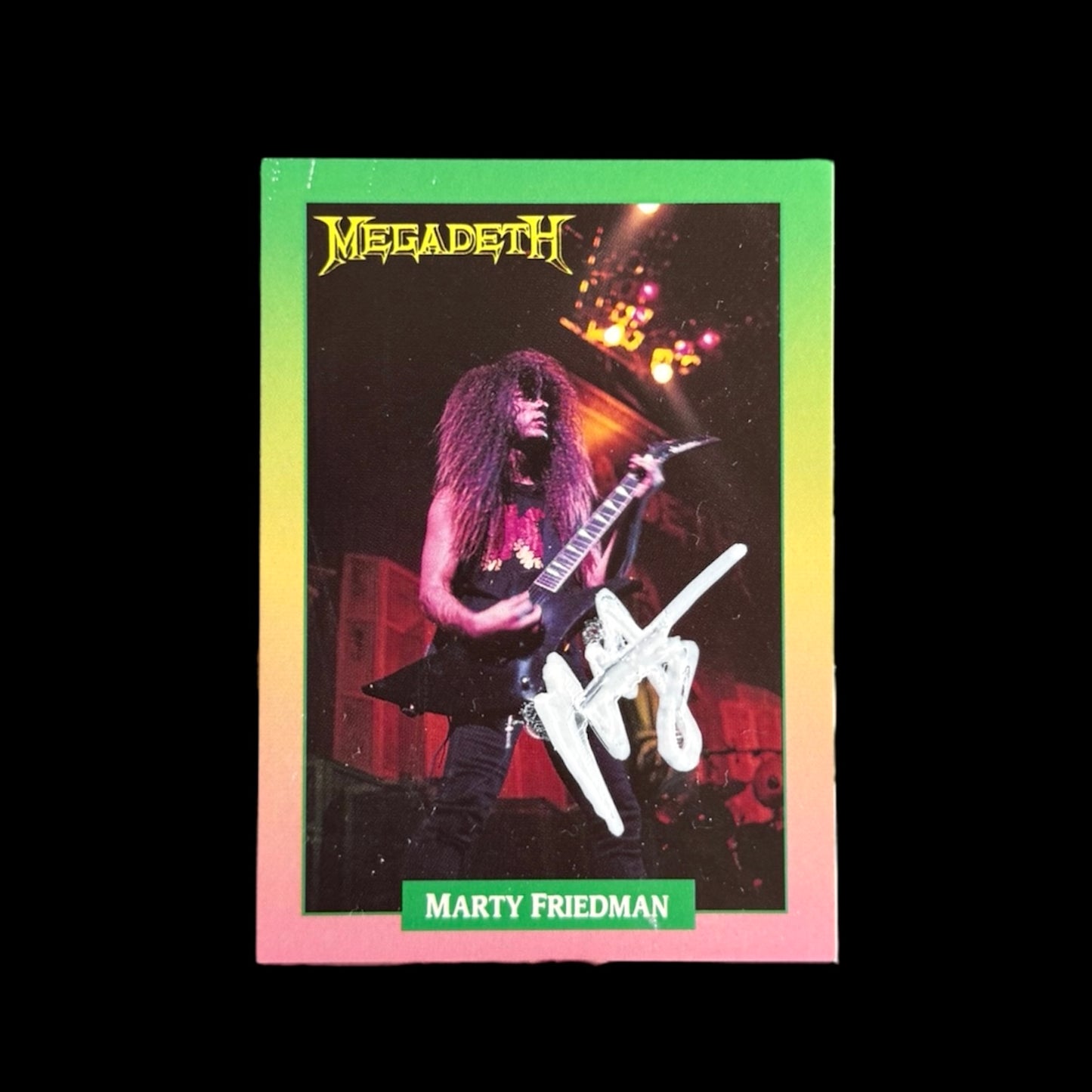 Tarjeta Marty Friedman #86 (Megadeth)