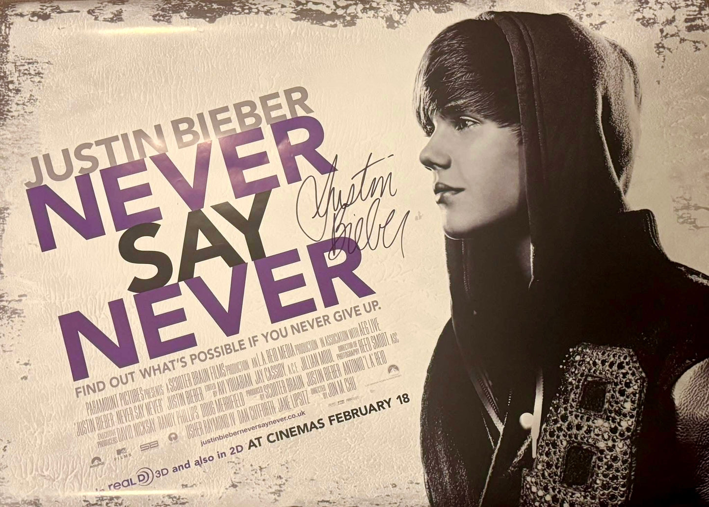 Póster Justin Bieber (Never Say Never)
