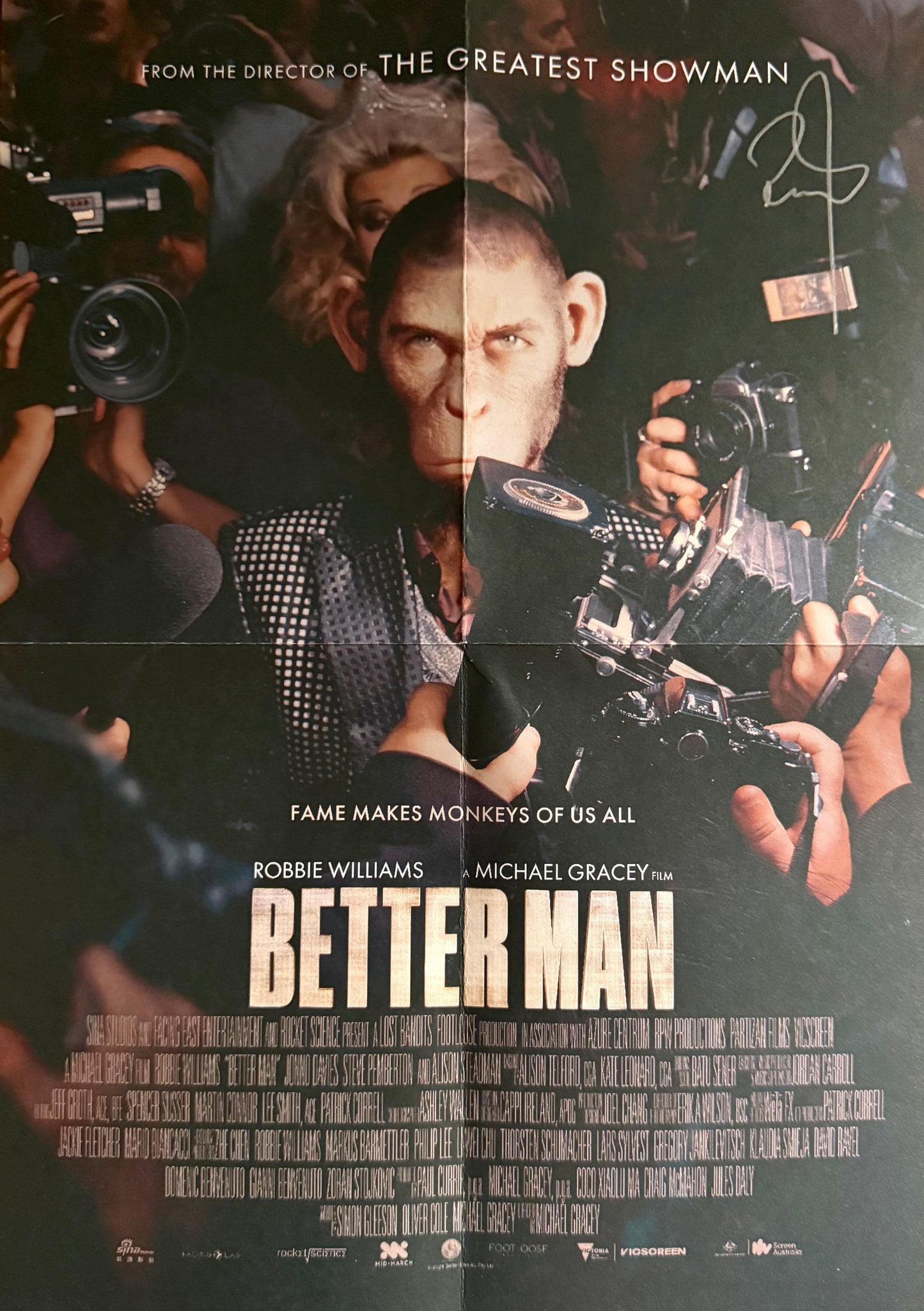 Póster Robbie Williams (Better Man)