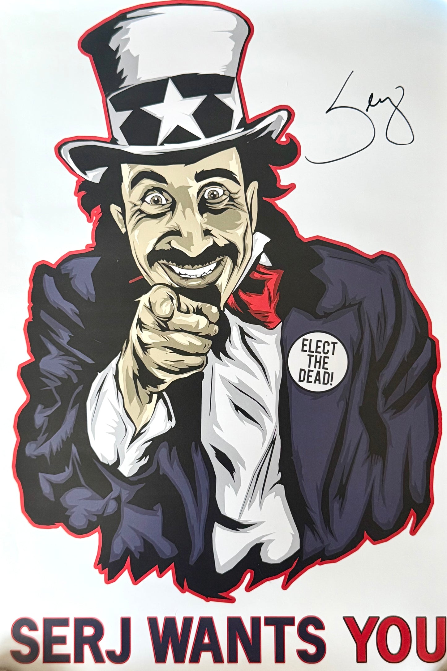 Póster Serj Tankian (Serj Wants You)
