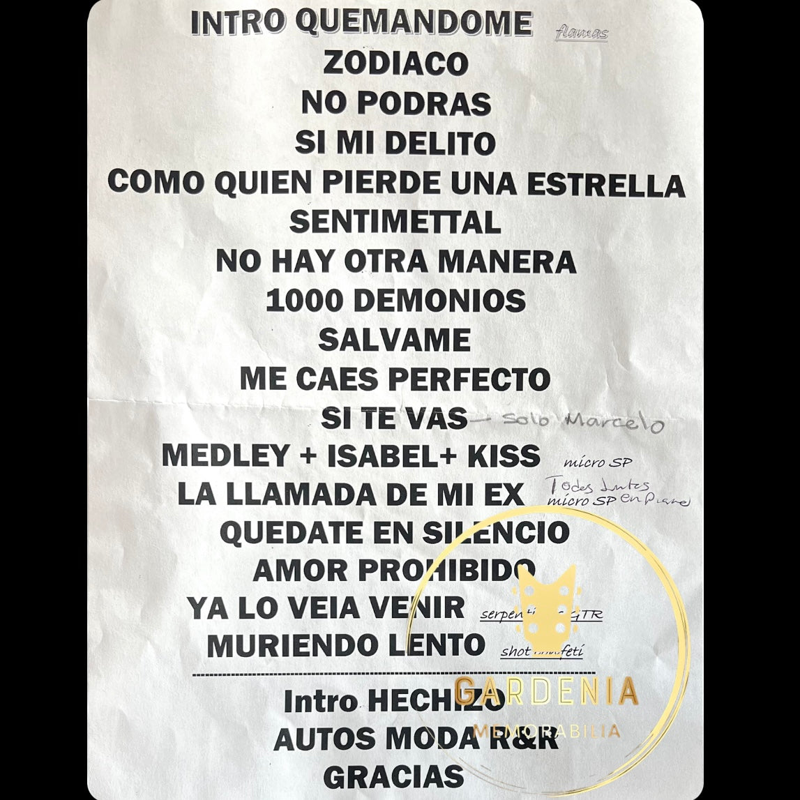 Setlist Moderatto