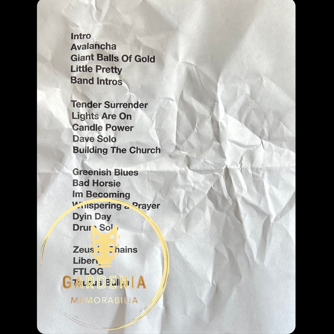 Setlist Steve Vai