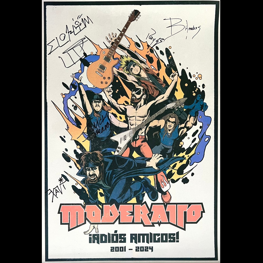 Póster Moderatto (¡Adiós Amigos!)