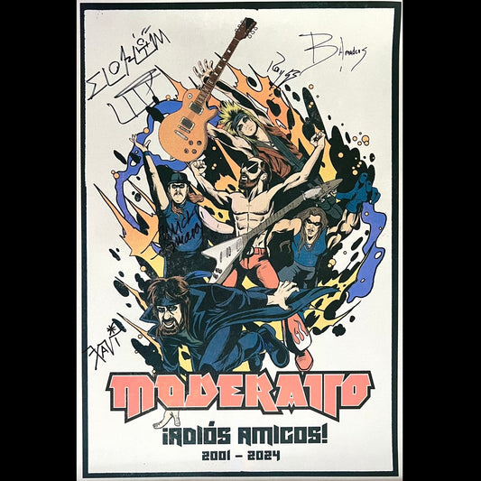 Póster Moderatto (¡Adiós Amigos!)