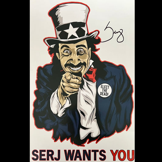 Póster Serj Tankian (Serj Wants You)