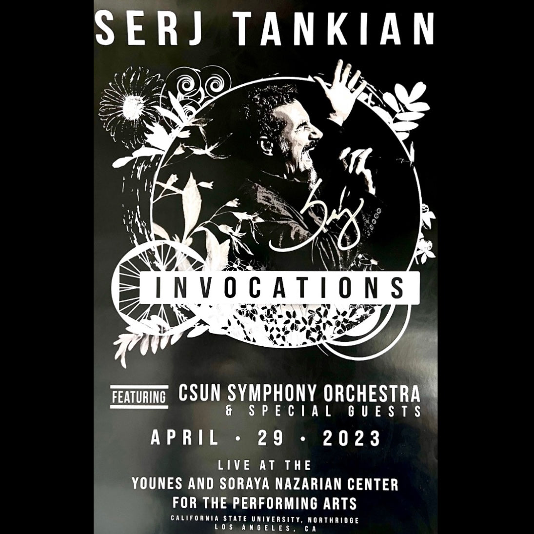 Póster Serj Tankian (Invocations Symphony Orchestra)