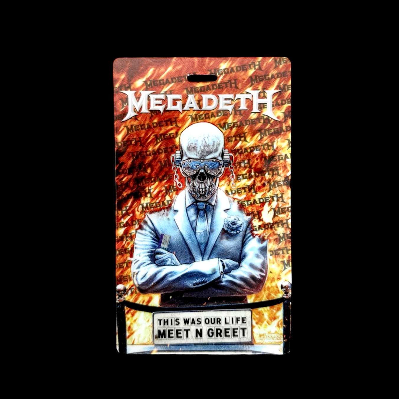 Gafete M&G Megadeth (2026)