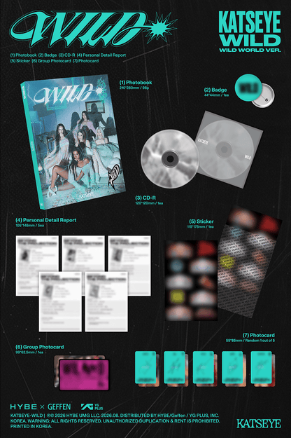CD Katseye (Wild)
