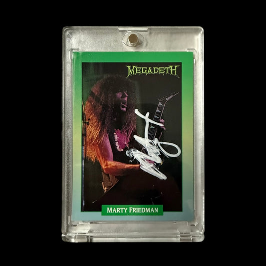 Tarjeta Marty Friedman #38 (Megadeth)