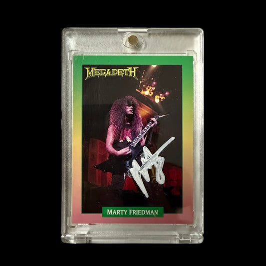 Tarjeta Marty Friedman #86 (Megadeth)
