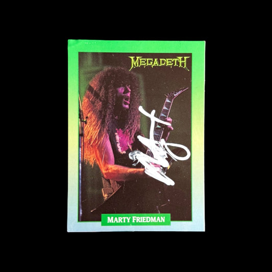 Tarjeta Marty Friedman #38 (Megadeth)