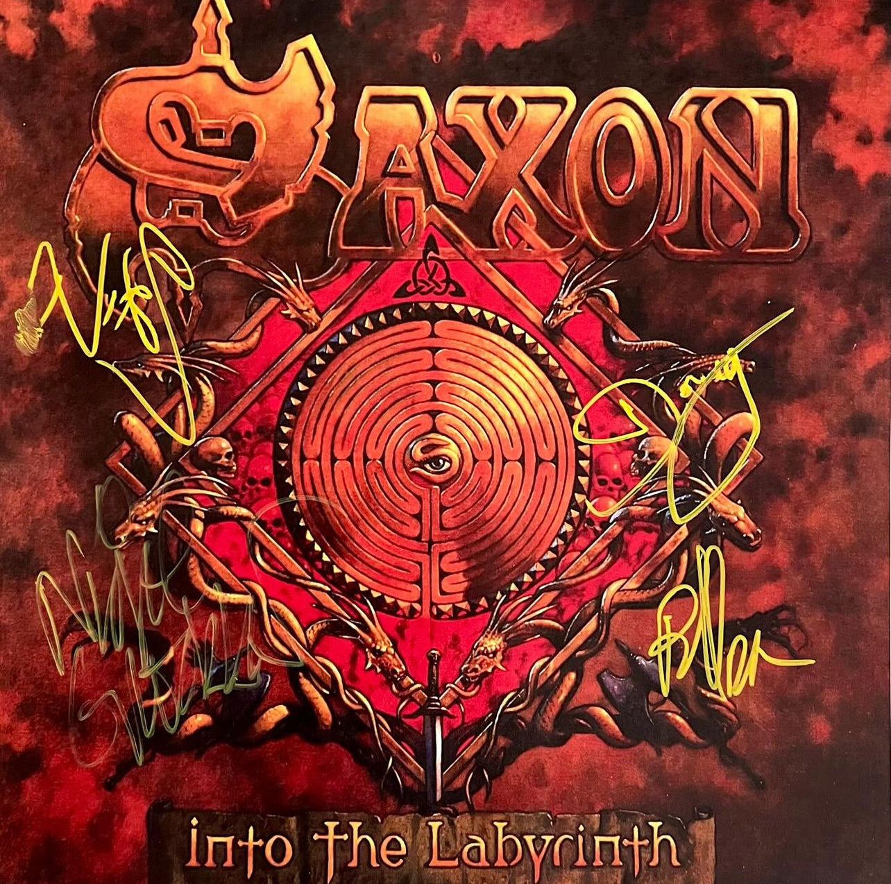 Litografía Saxon (Into The Labyrinth)