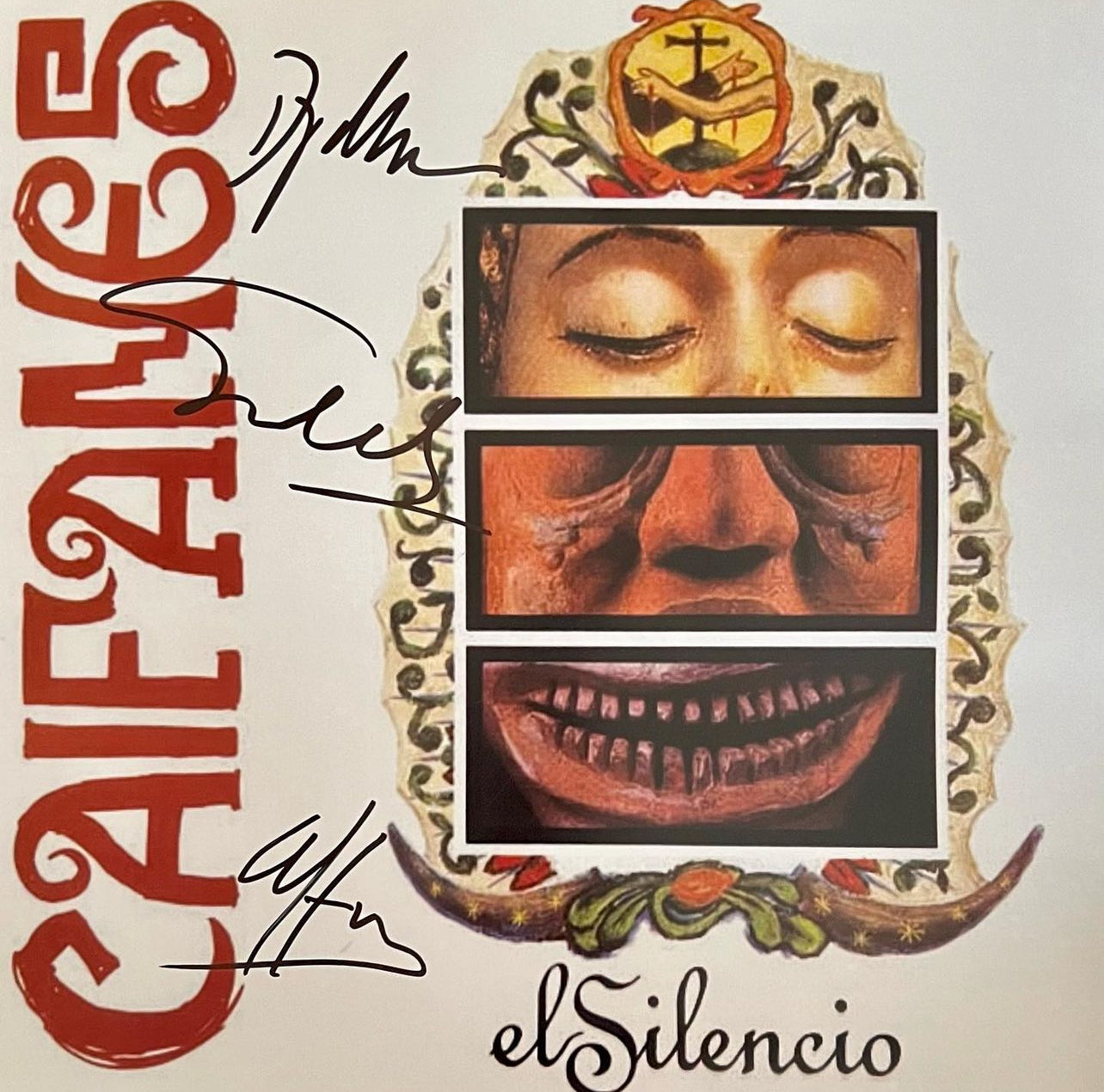 Litografía Caifanes (El Silencio)