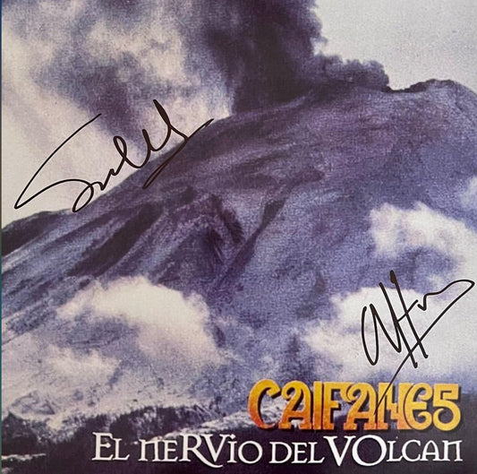 Litografía Caifanes (El Nervio del Volcán)