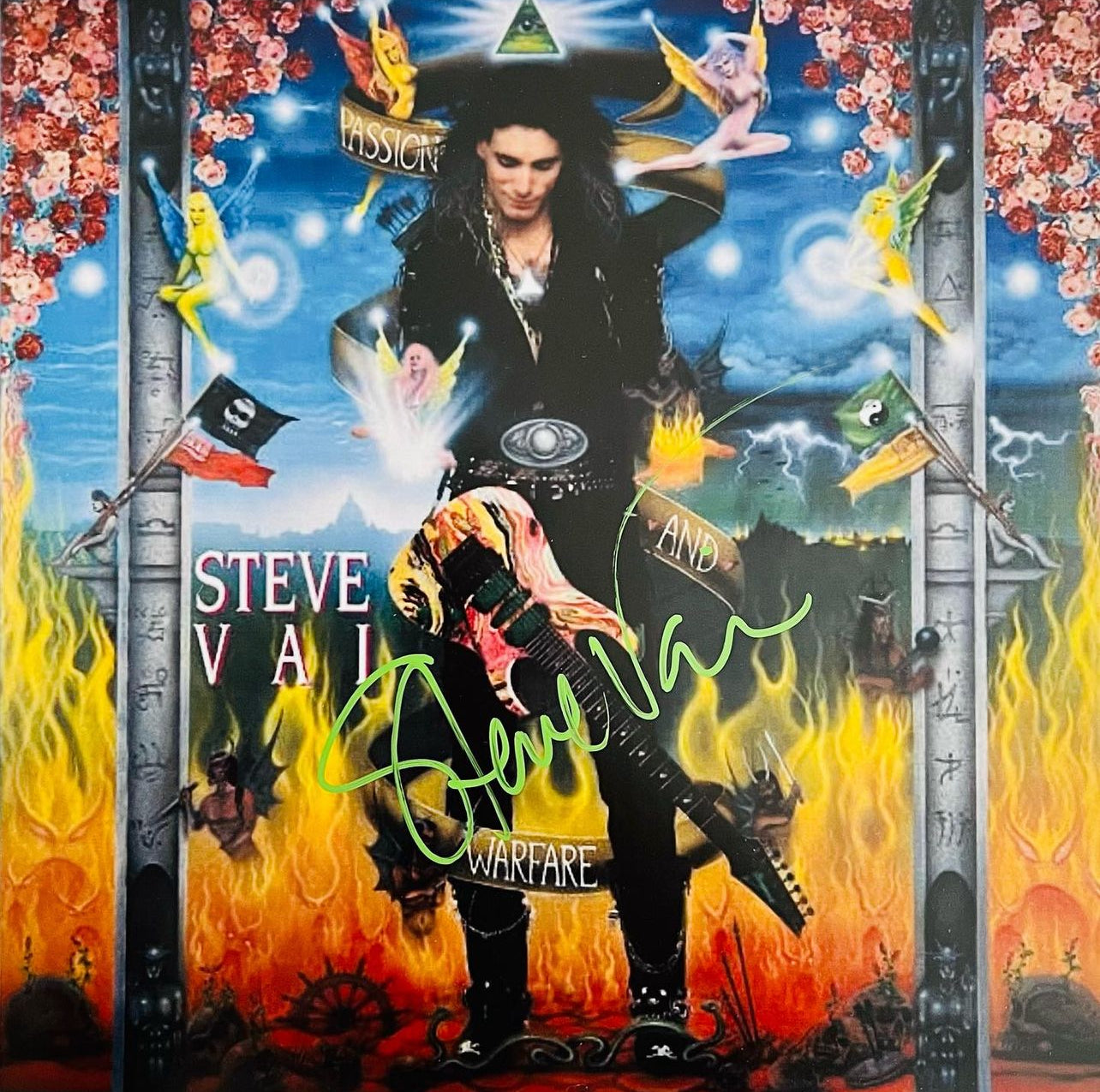 Litografía Steve Vai (Passion and Warfare)