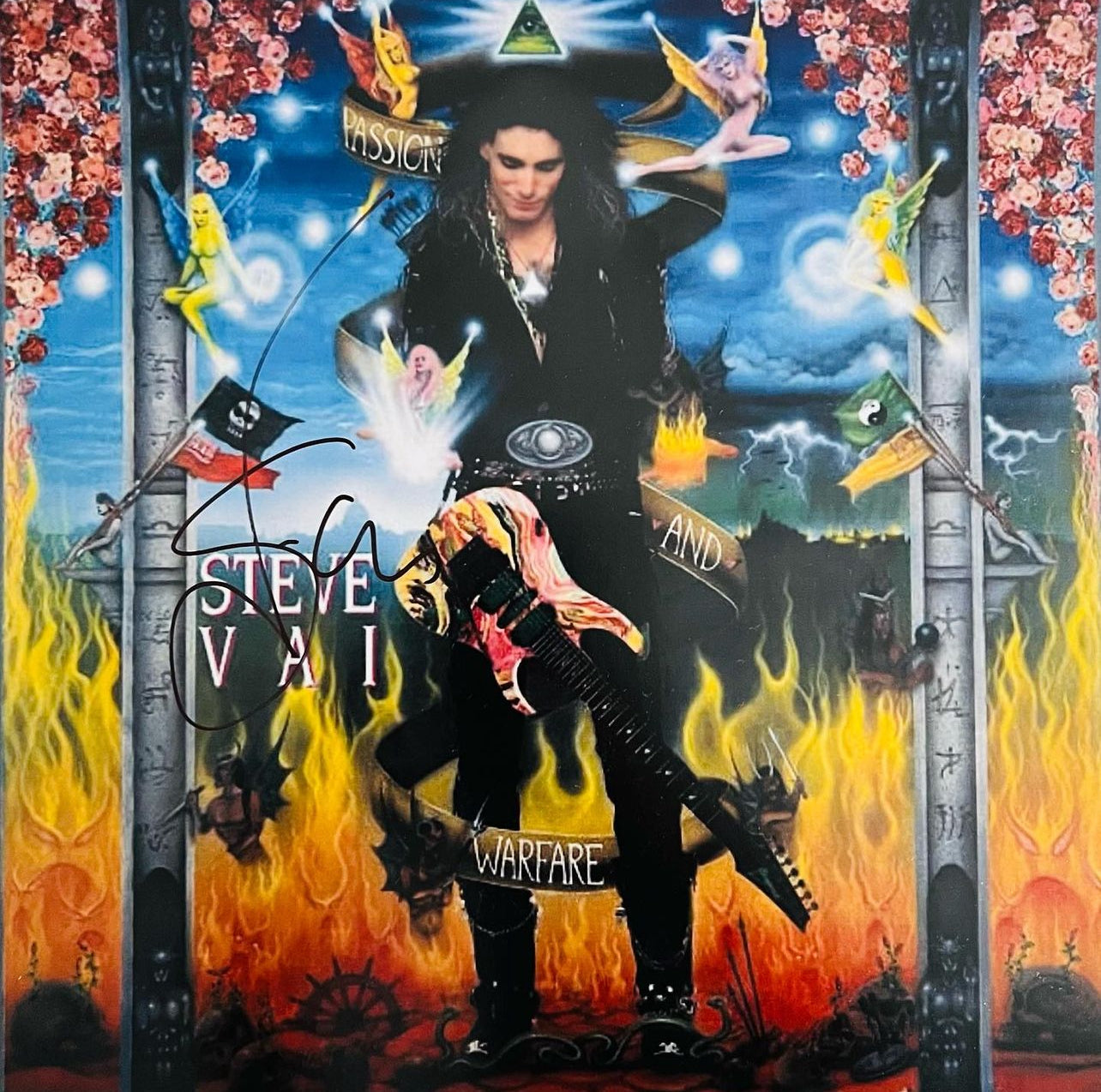 Litografía Steve Vai (Passion and Warfare)