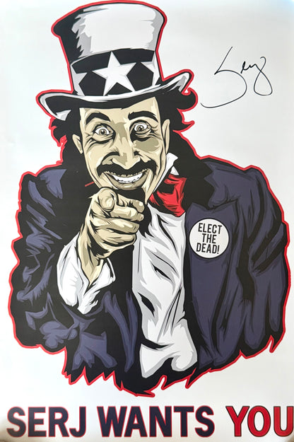 Póster Serj Tankian (Serj Wants You)