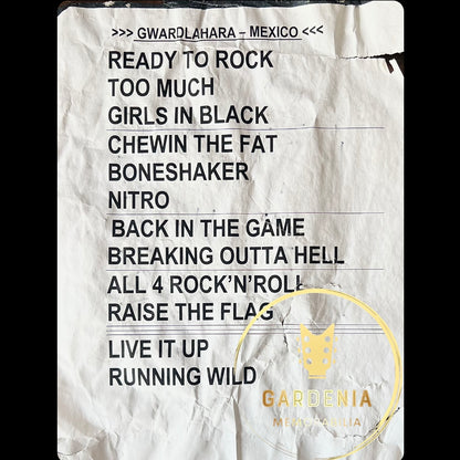 Setlist Airbourne