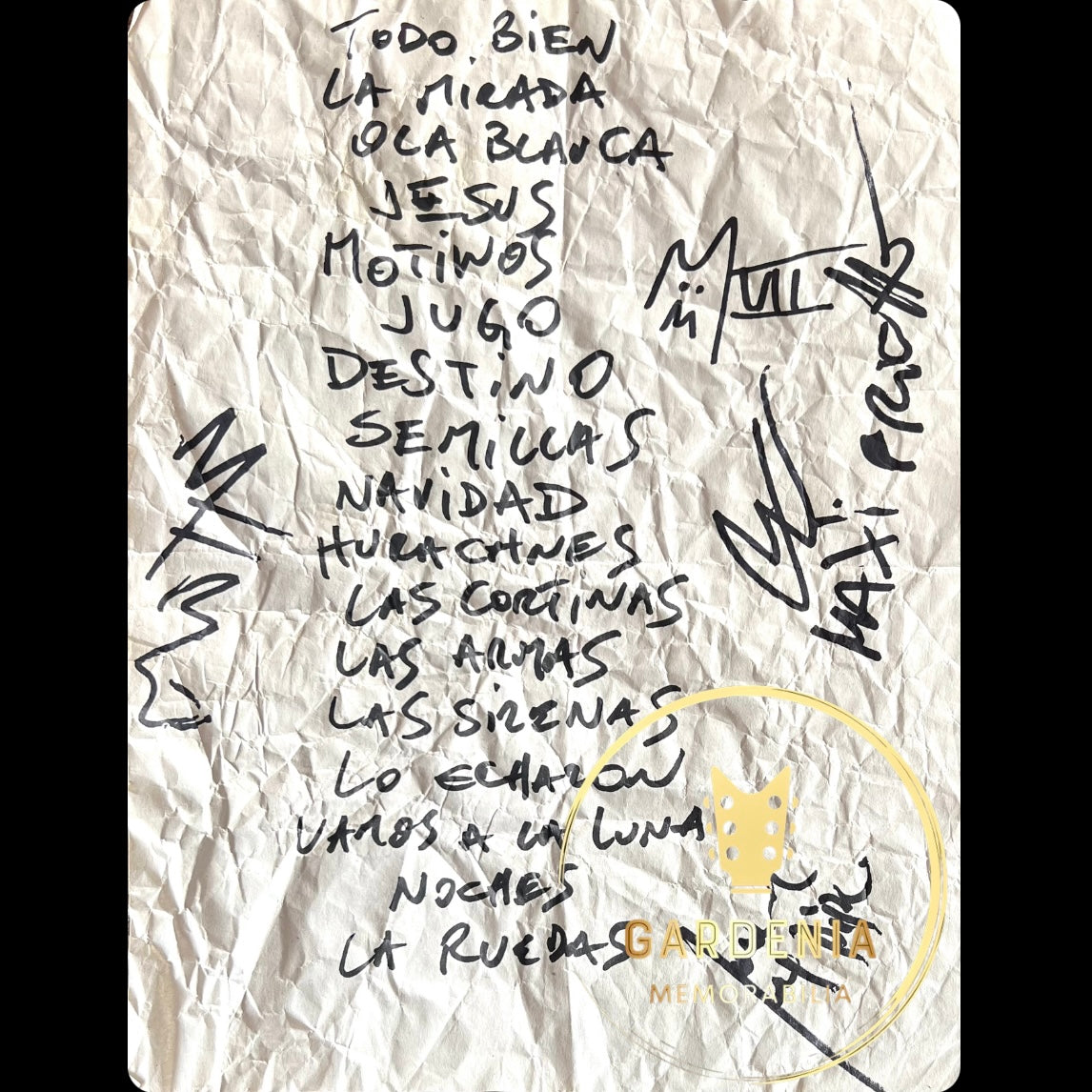 Setlist Los Espíritus