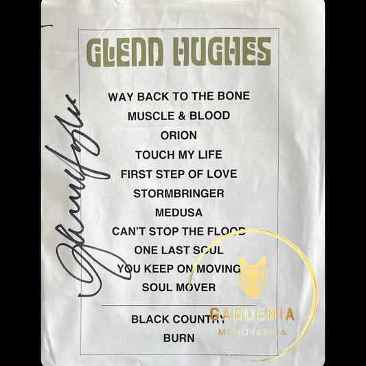 Setlist Glenn Hughes