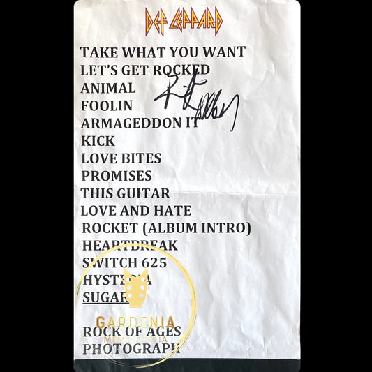 Setlist Def Leppard