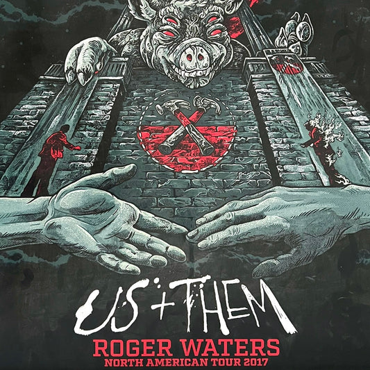 Póster Roger Waters (Us + Them Tour 2017)