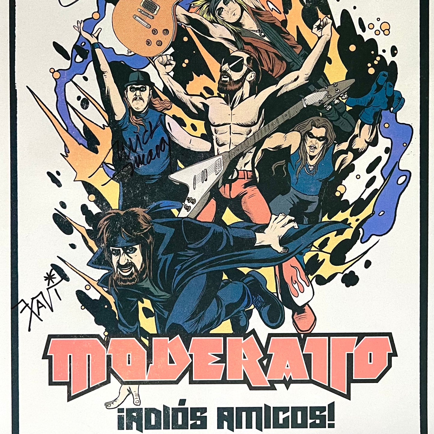 Póster Moderatto (¡Adiós Amigos!)