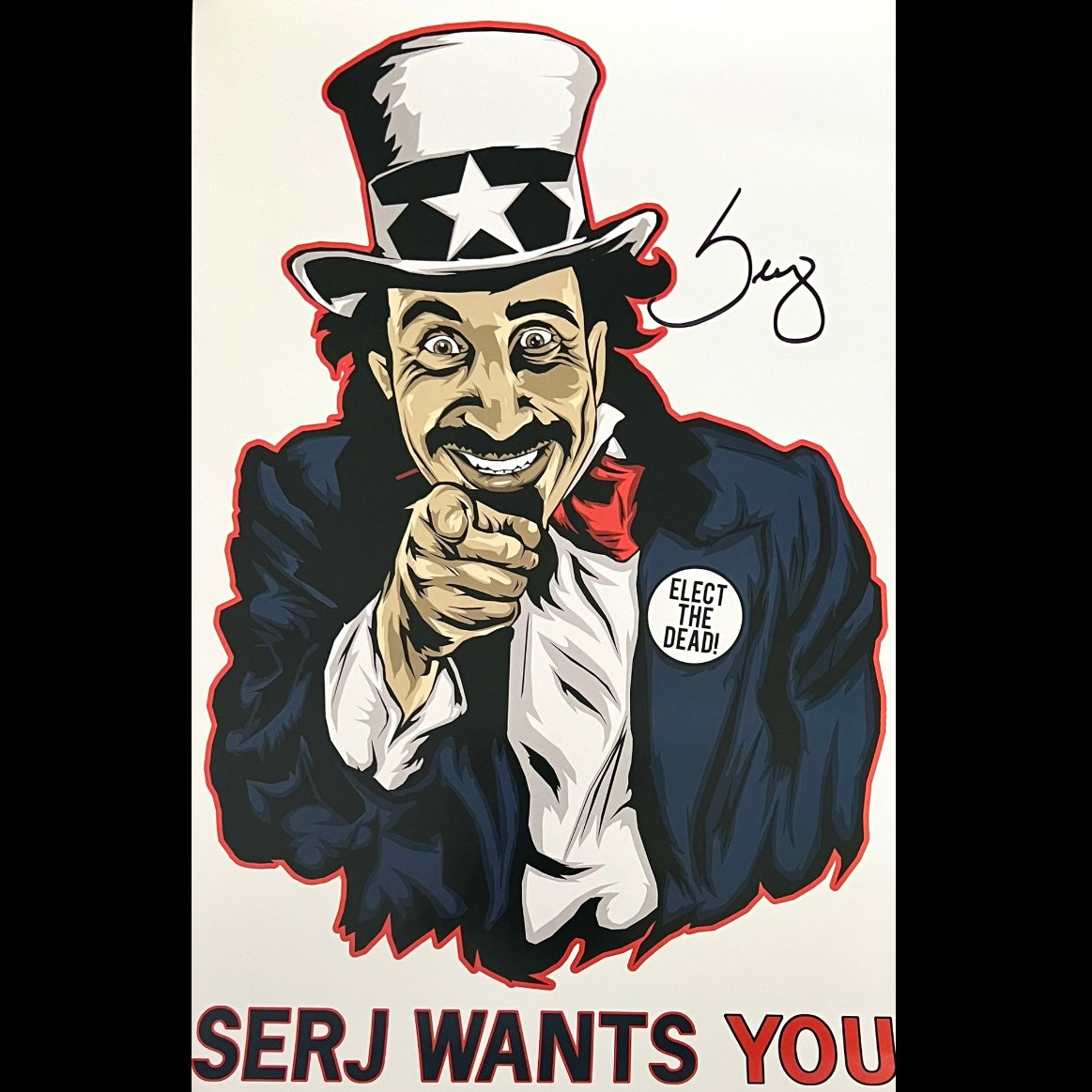 Póster Serj Tankian (Serj Wants You)