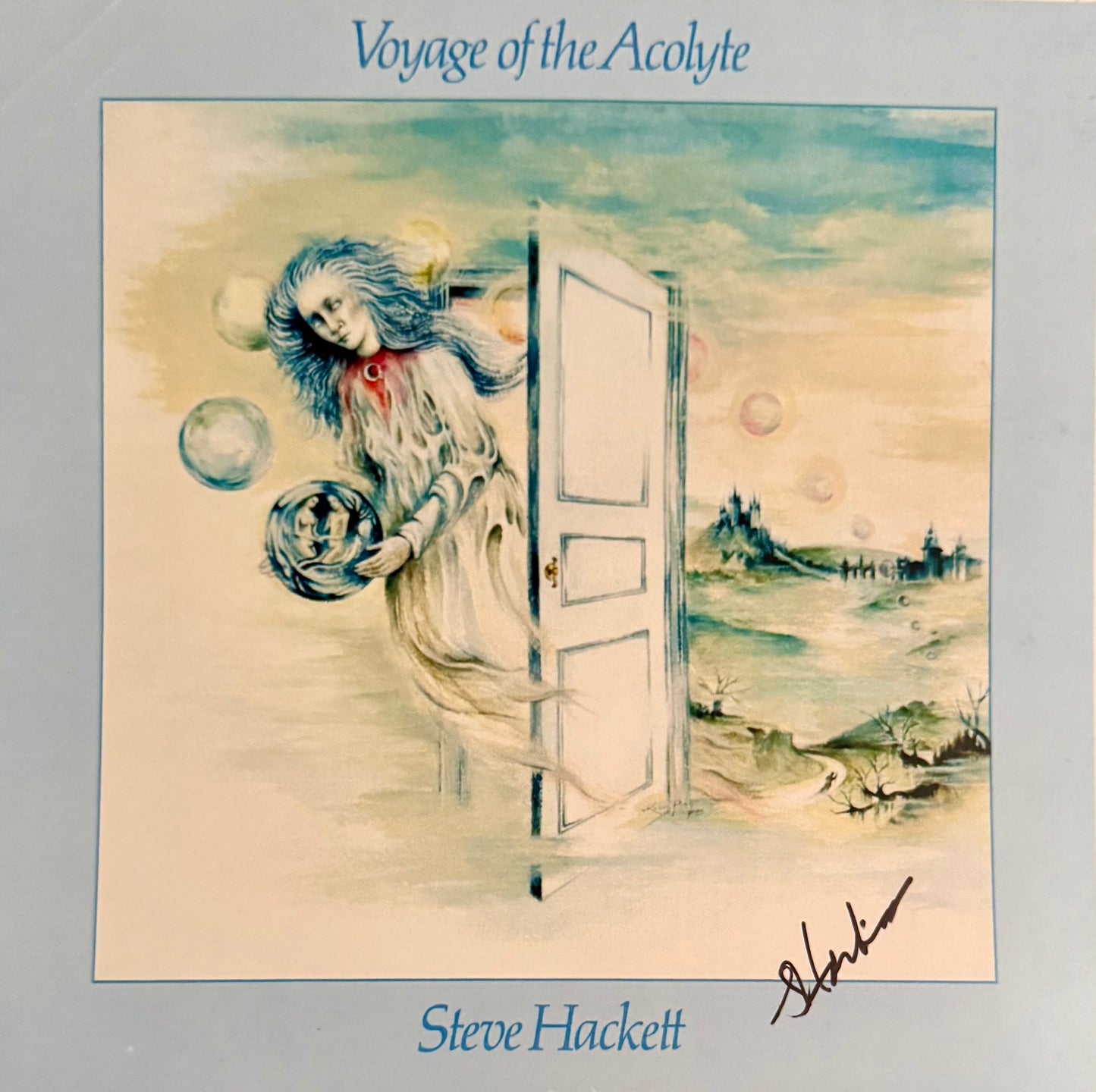 Litografía Steve Hackett (Voyage of the Acolyte)