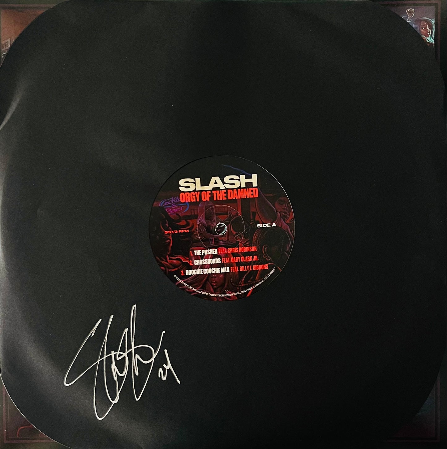 Vinyl Slash (Orgy of the Damned)