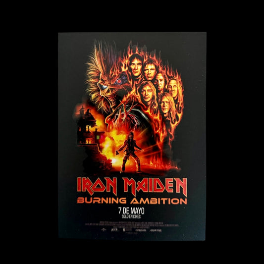 Flyer Iron Maiden (Burning Ambition)