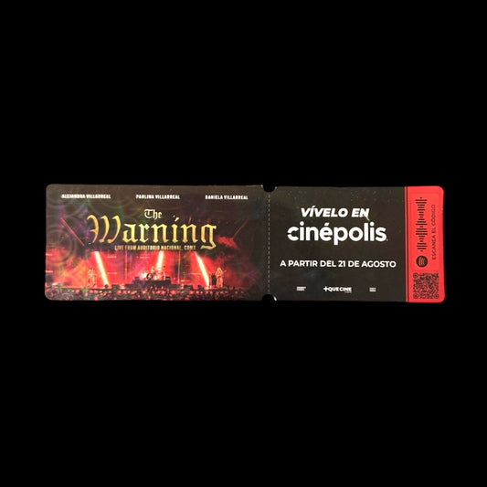 Boleto The Warning (Live from Auditorio Nacional, CDMX)