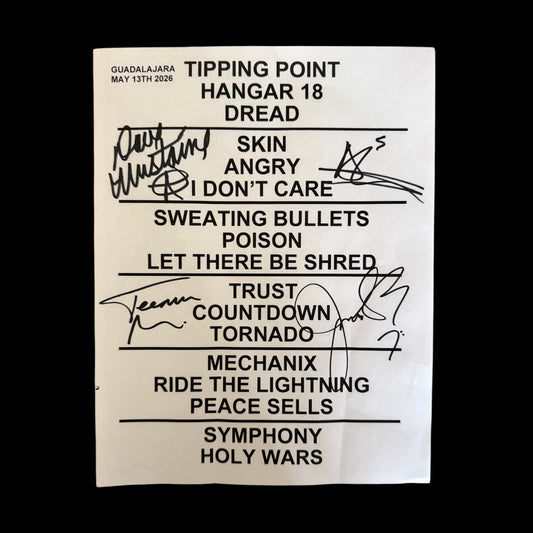 Setlist Megadeth