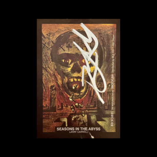Tarjeta Dave Lombardo (Slayer)